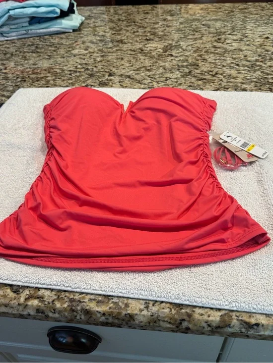 Tommy Bahama Coral Glow Swim Top with Removable Straps