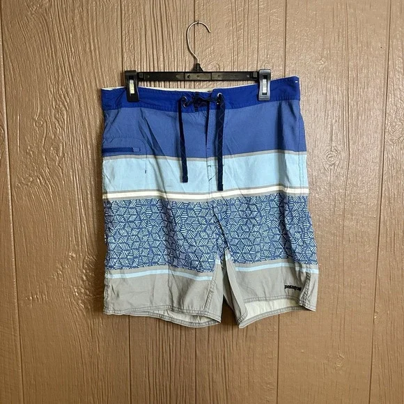 Patagonia Shorts Mens 32 Board Shorts Swimwear Lightweight Swim Trunks Coastal