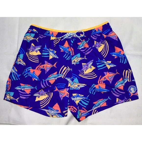 Chubbies‎ Men's (The Daddy Sharks) Swim Trunks Size 2XL - 5.5