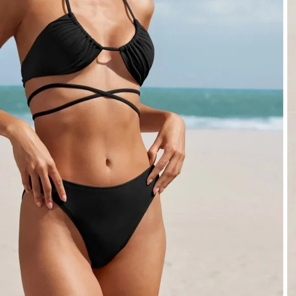 VENUS Honolulu Midi Bottom & Strappy Ibiza Triangle Top NWT