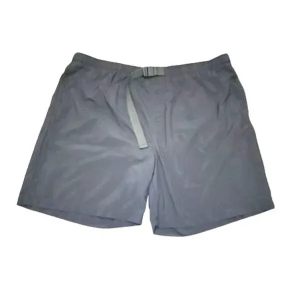 Columbia‎ Dark Gray Nylon Adjustable Waist Swim Trunks Size XXL