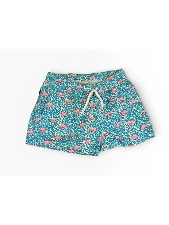 Chubbies Domingos Are for Flamingos Swim Trunks Men’s M 4” Lined