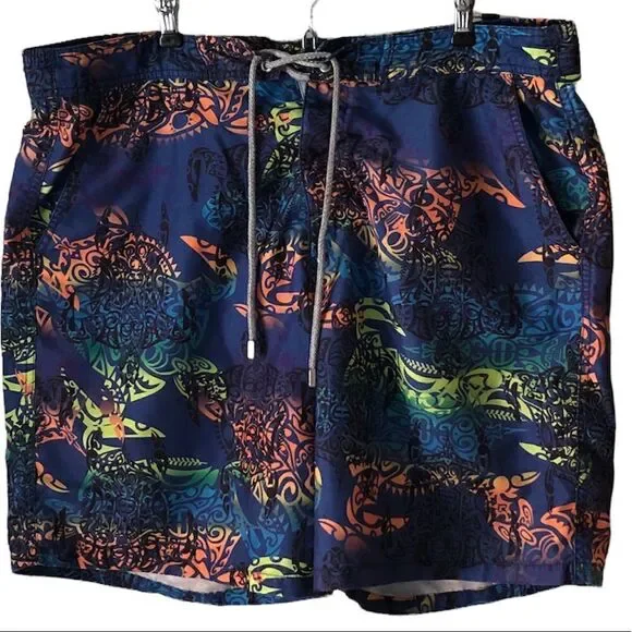 Bugatchi Polynesian‎ Swim Trunks