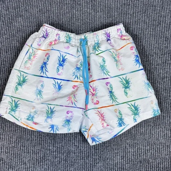 Chubbies Swim Trunks Bathing Suit Pineapple All Over Print AOP 5.5