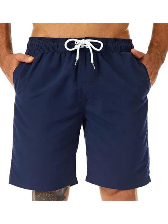 💥   Men's XXL Navy Swim Shorts  Drawstring Mesh Liner B0502