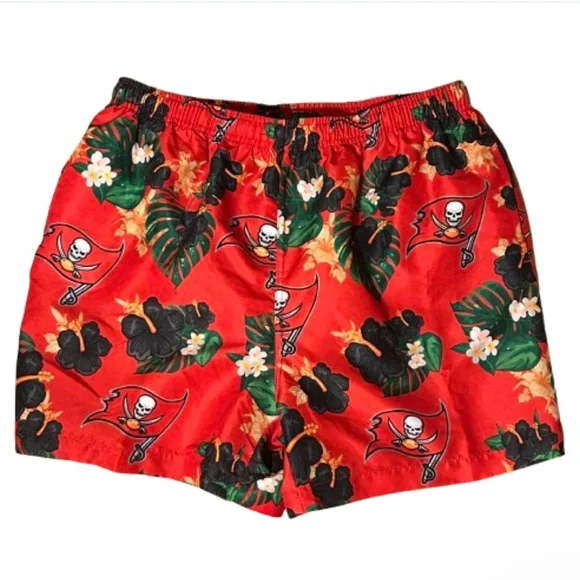 NFL Tampa Bay Buccaneers Tropical Swim Trunks XL