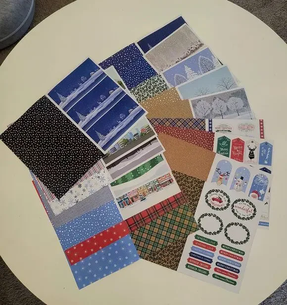 16 pages Christmas Papercraft Sheets