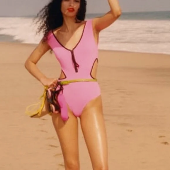 {Zara} Brand New Cut Out One Piece Swimsuit