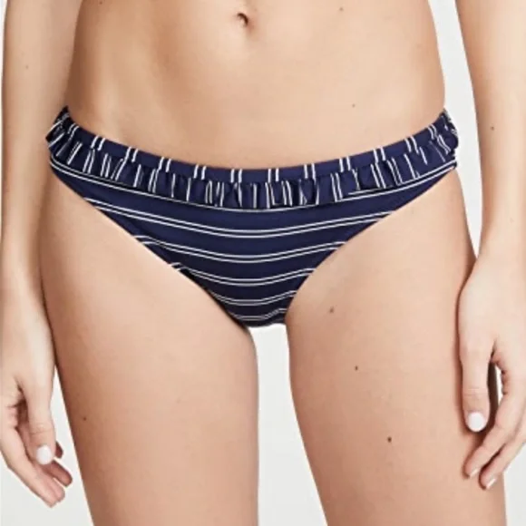 NWT Solid & Striped Navy Blue Bottoms | M