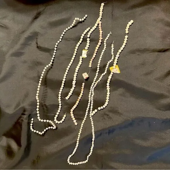 Variety of craft pearls jewelry supplies