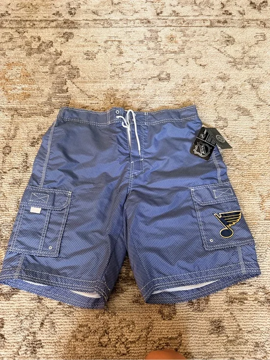 NHL Blue St. Louis Blues Men's Cargo Shorts