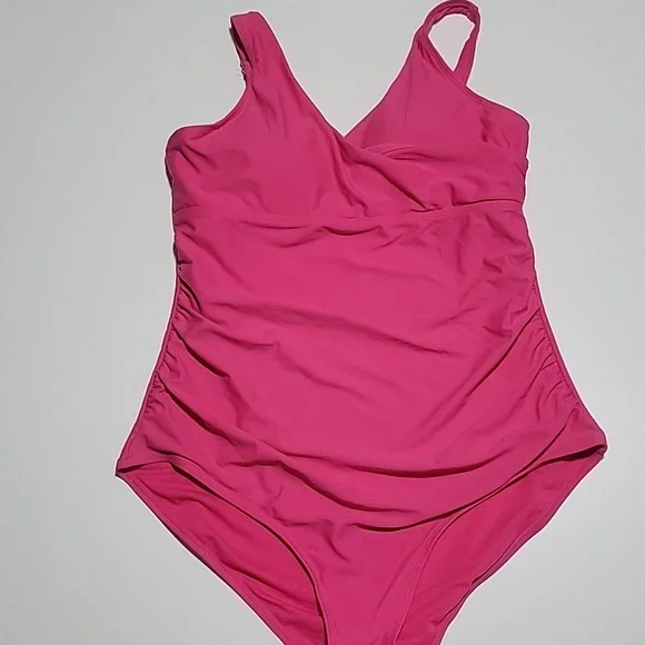 JNY Pink One-Piece Swimsuit