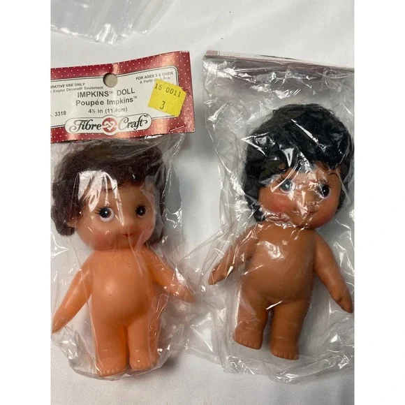 Vintage Fibre-Craft Impkins Doll – Model 3318 and 3318B – 4.5