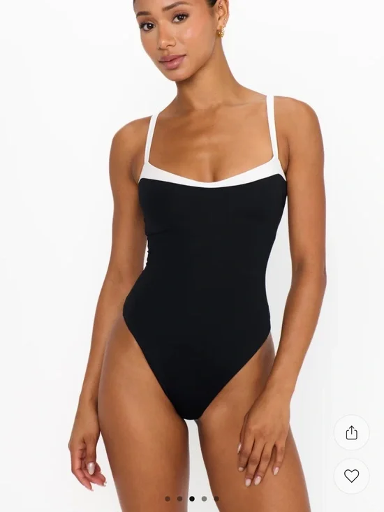 Show me your mumu black ”overseas” one piece brand new with tags