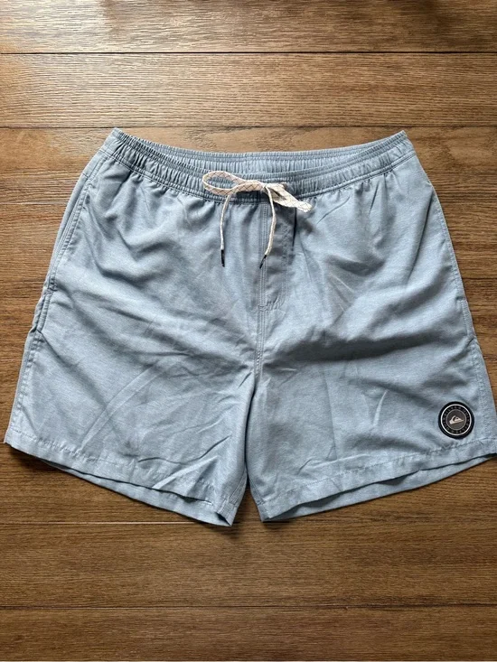 Quiksilver - Men's Light Blue Hybrid Swim Shorts