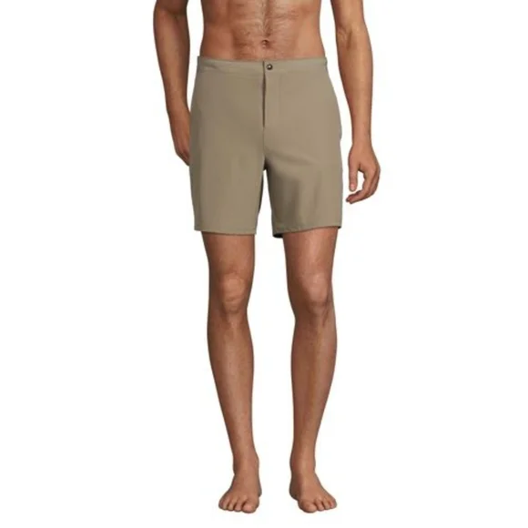 Lands' End Men's Tan Lined 7