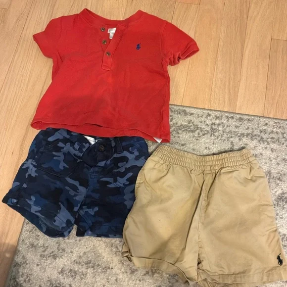 Ralph Lauren shorts and Tshirt perfect condition