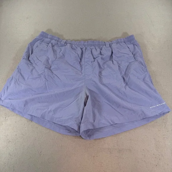 Columbia PFG Backcast‎ III Swim Shorts Purple XXL Omni Shade 6in