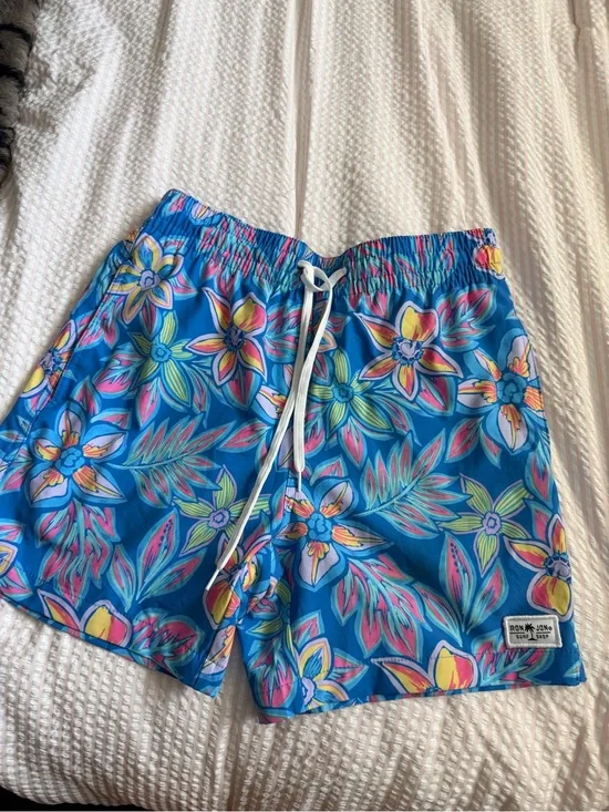 Men’s Ron Jon’s swim trunks