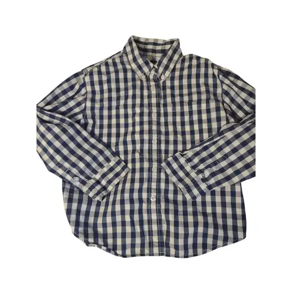 Boy's Polo Jeans Co. Ralph Lauren Plaid Button Down Shirt‎ Small Classic Casual