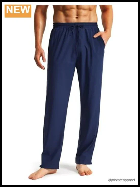 Men's Quick Dry UPF 50+ Swim Pants with Pockets Drawstring Waist
