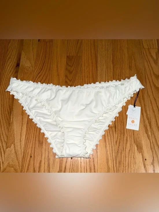 NWT Shade & Shore White Bikini Bottoms XL