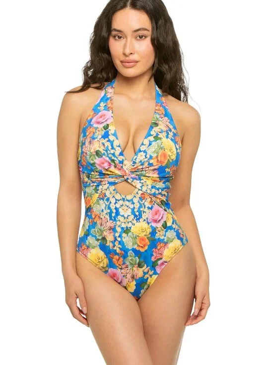 Johnny Was Twisted Keyhole Swimsuit Pauline Size XS MSRP: $218.00