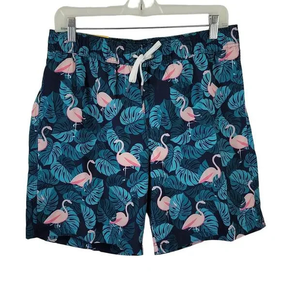 Members Mark Resort Swim Trunk, Blue Cove, Size M, NWT