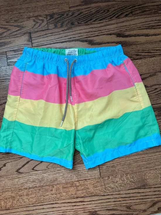 Boardies Stripe Swim Trunks