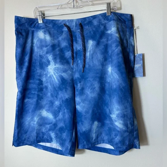 Fair Harbor Lined Swim Trunks In Clark Blue
