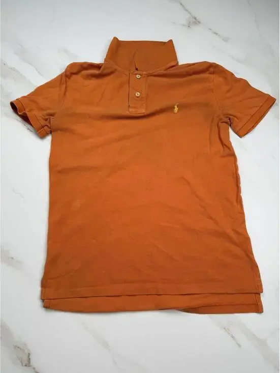 Ralph Lauren Polo Shirt Orange - Boys L