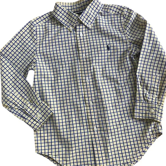 Boys Polo Button Down by Ralph Lauren size 5