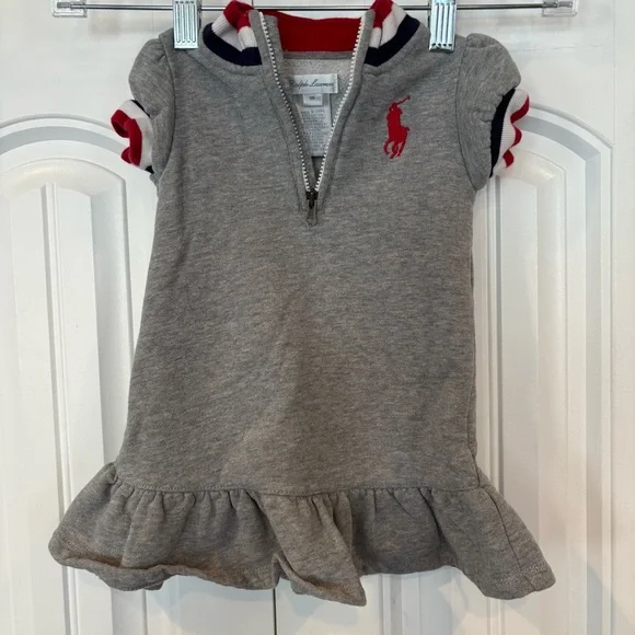 Ralph Lauren USA‎ Gray Dress Size 9 Months