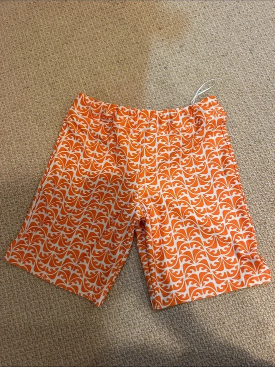 Tee 2 Sea Woman’s Orange Printed  Shorts
