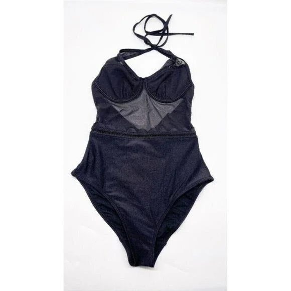 TED BAKER Underwire Scallop One-Piece Swimsuit
