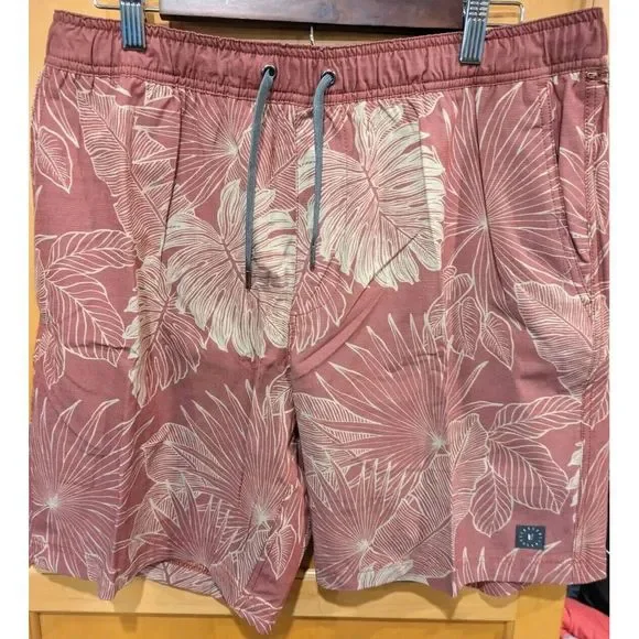 Linksoul Men’s Board Shorts Rose Size‎ XL Jersey Lined 34-38 Nwt