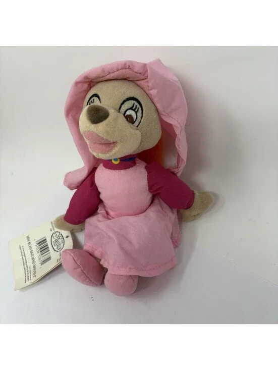 Disney Store Maid Marian Robin Hood Mini Bean Bag Plush 8 Inch Pink Dress Toy