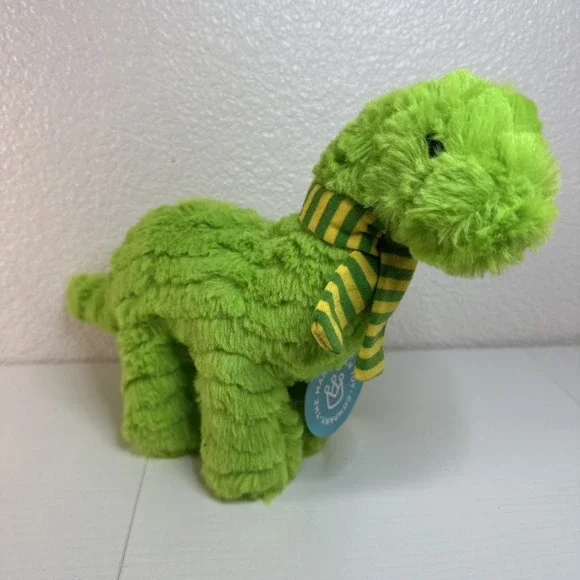 Little Jurassics Stuffed Animals-holiday Brontosaurus Manhattan Toy New