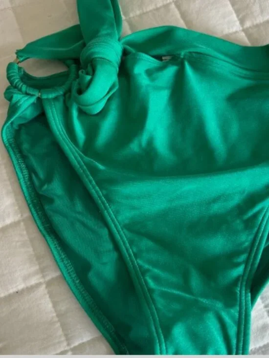 NWOT ASOS Women's Green O-Ring Hipster Swim Bottom Separates SZ US 2 #115159592