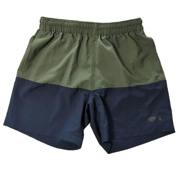 Duluth Trading Men's Color Block Polyester Swim‎ Trunk Board Shorts Size Large