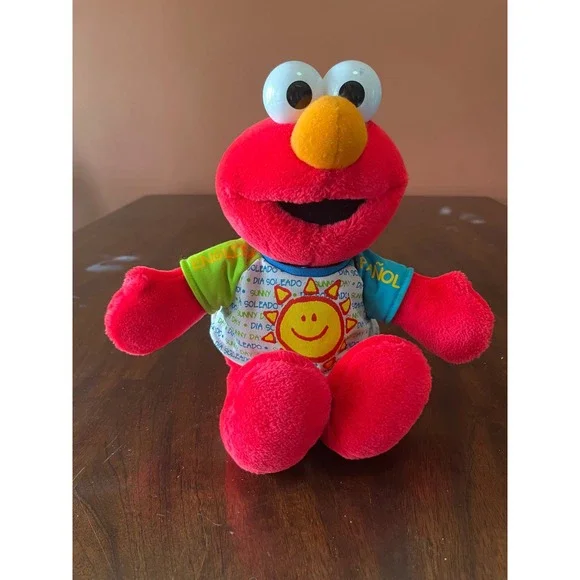 Fisher Price Sesame Street Sunny Day Dia Soleado Elmo Plush Vintage 2001 90367