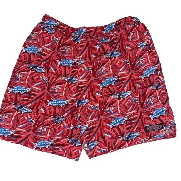 Men’s Vineyard Vines Shark Swim Trunks‎ Size XL