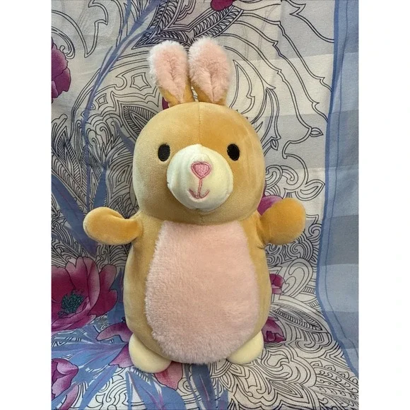 Squishmallow Hug Mees Orange Bunny Rabbit Fuzzy‎ Belly Levinda 11
