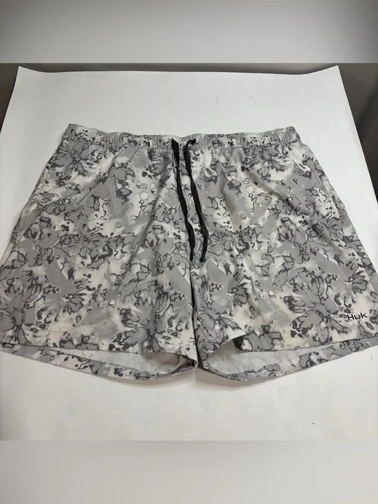 HUK Pursuit Volley Shorts Men’s XL Swimming Trunk Harbor Mist Brief Lined