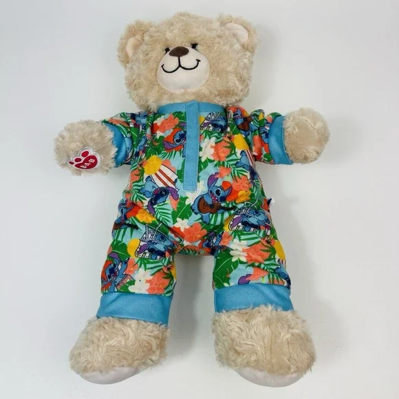 Build a Bear Happy Hugs Teddy Disney Stitch Sleeper Soft Stuffed Plush 16