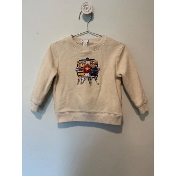 Ralph Lauren Bear Ski Sweatshirt EUC 24M