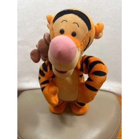 Mattel Tigger and Roo Plush Disney Unisex OS Orange Excellent Vintage 1999 Toy