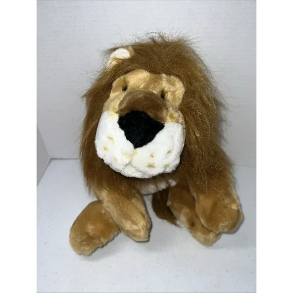 Kmart Rare Vintage Floppy Brown Laying Lion 17