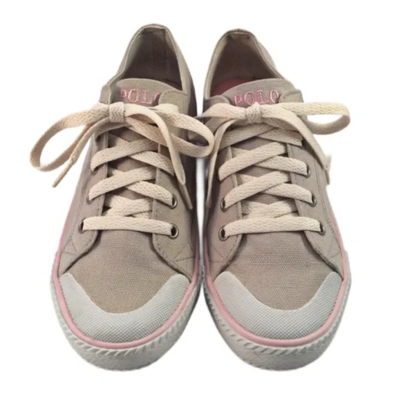 Ralph Lauren Polo Youth Low Top Sneakers Size 3