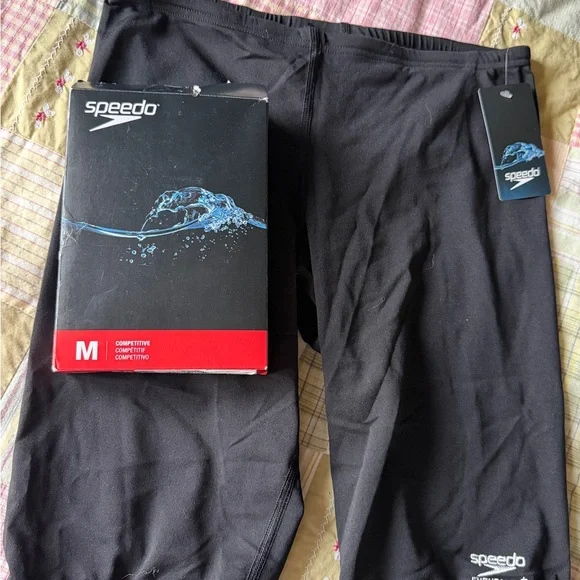 Speedo Men's Black Swim‎ Shorts Size M